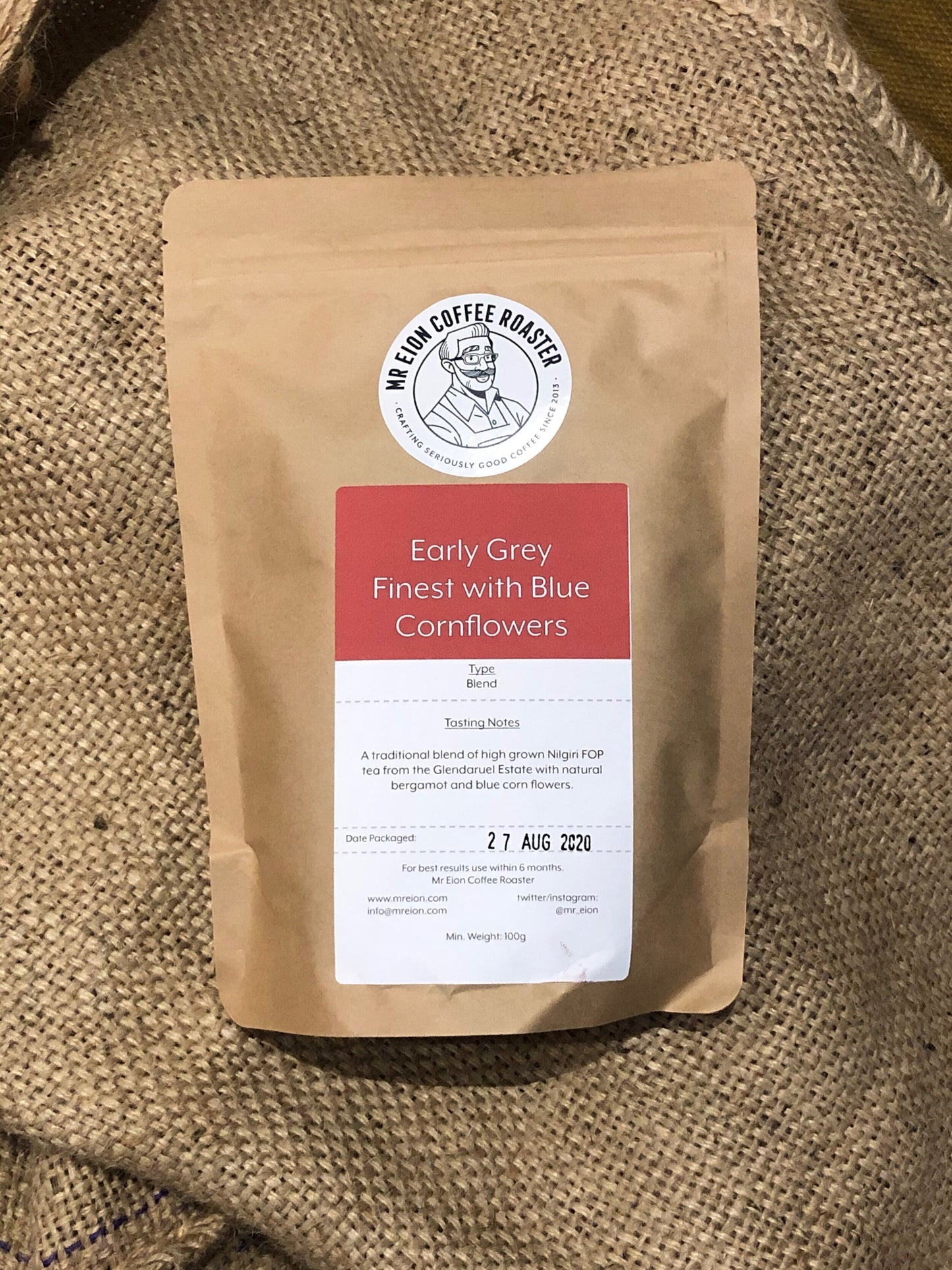 Earl Grey with Blue Cornflowers, 100g